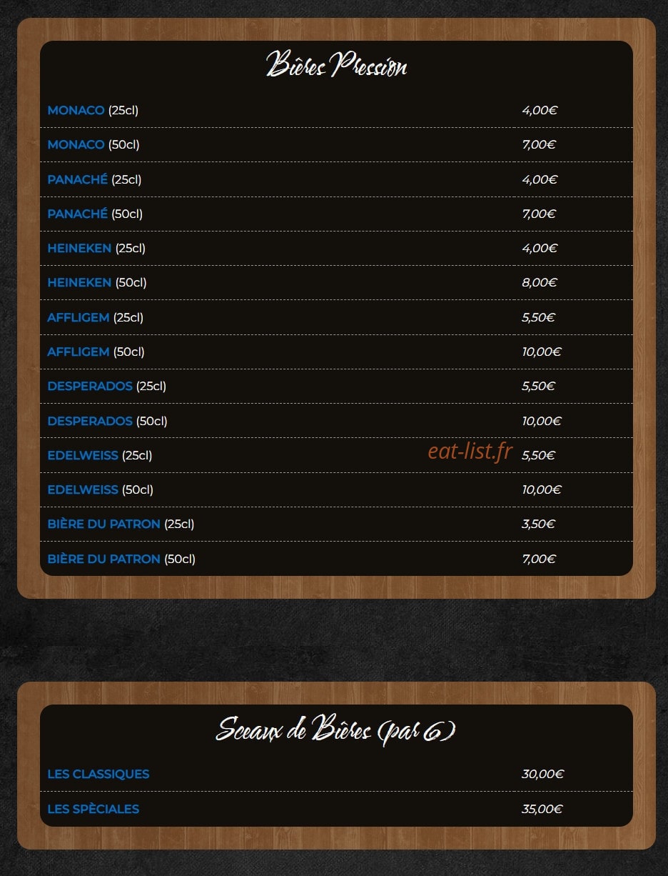 Le Saint Jacques — carte page 12