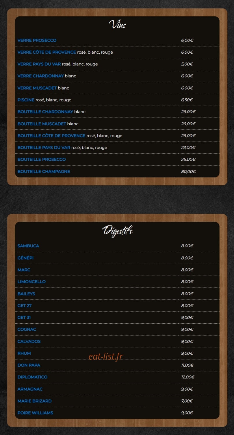 Le Saint Jacques — carte page 5