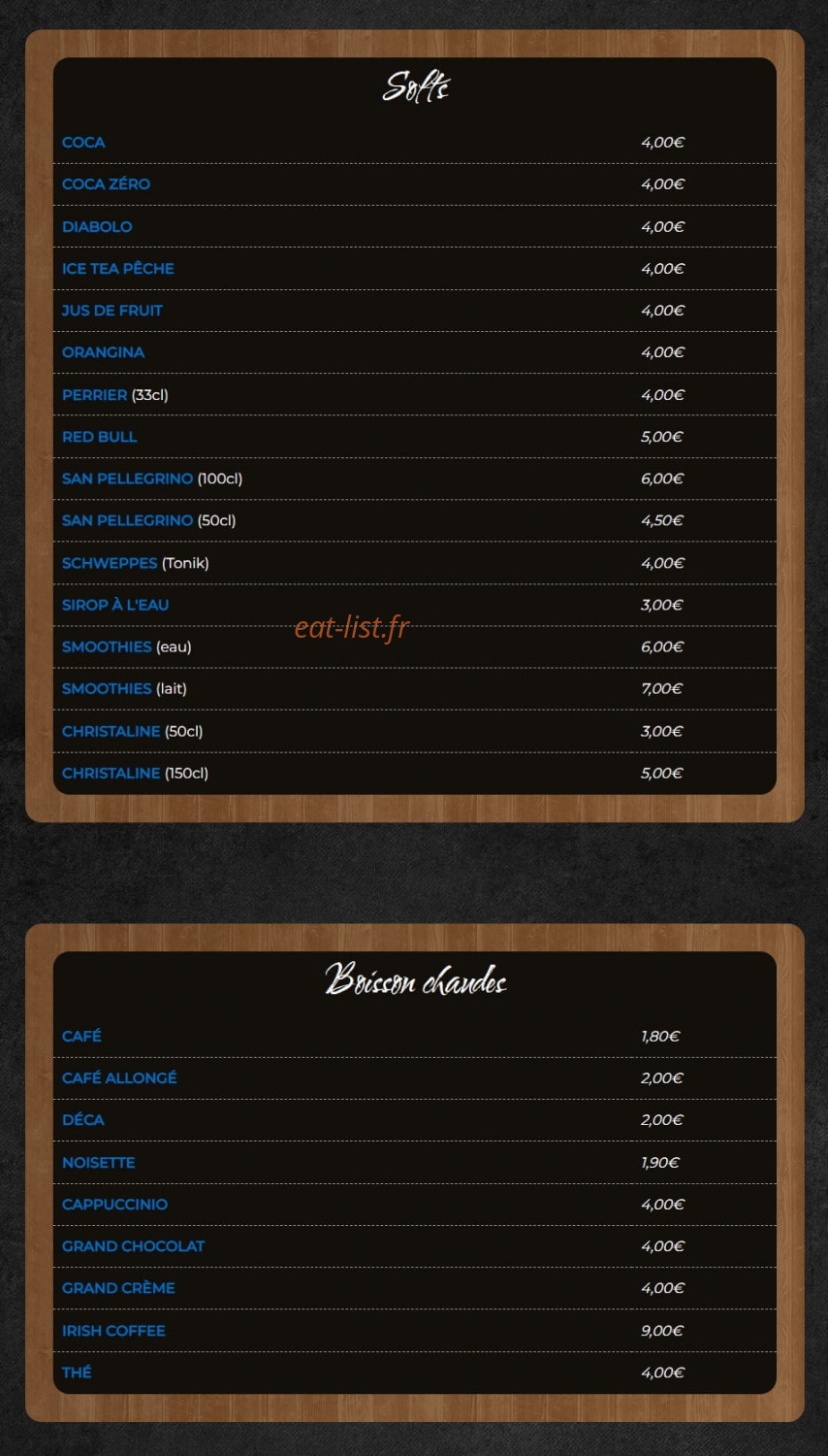 Le Saint Jacques — carte page 6
