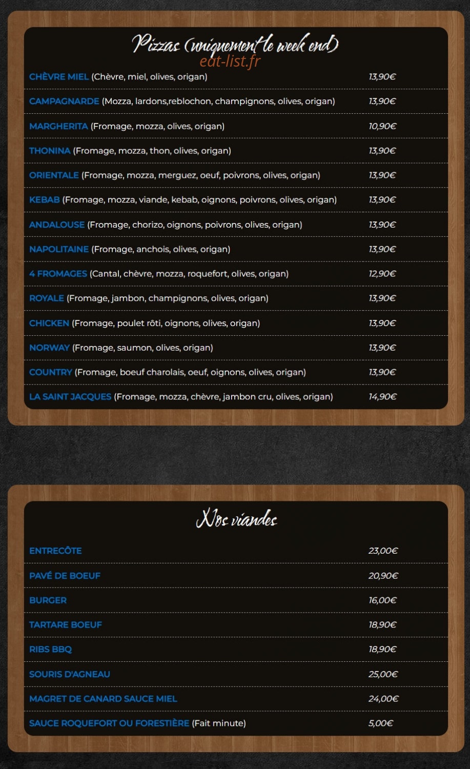 Le Saint Jacques — carte page 9