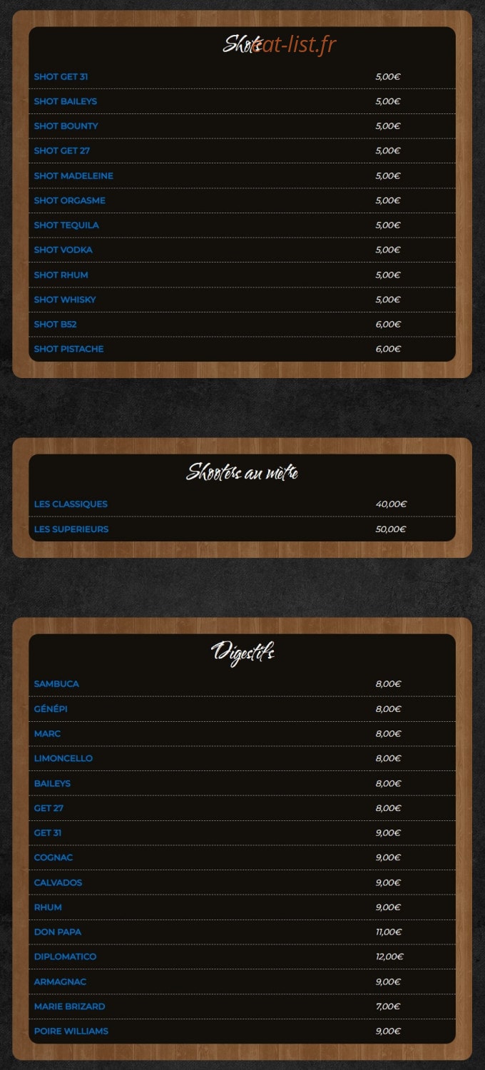 Le Saint Jacques — carte page 13