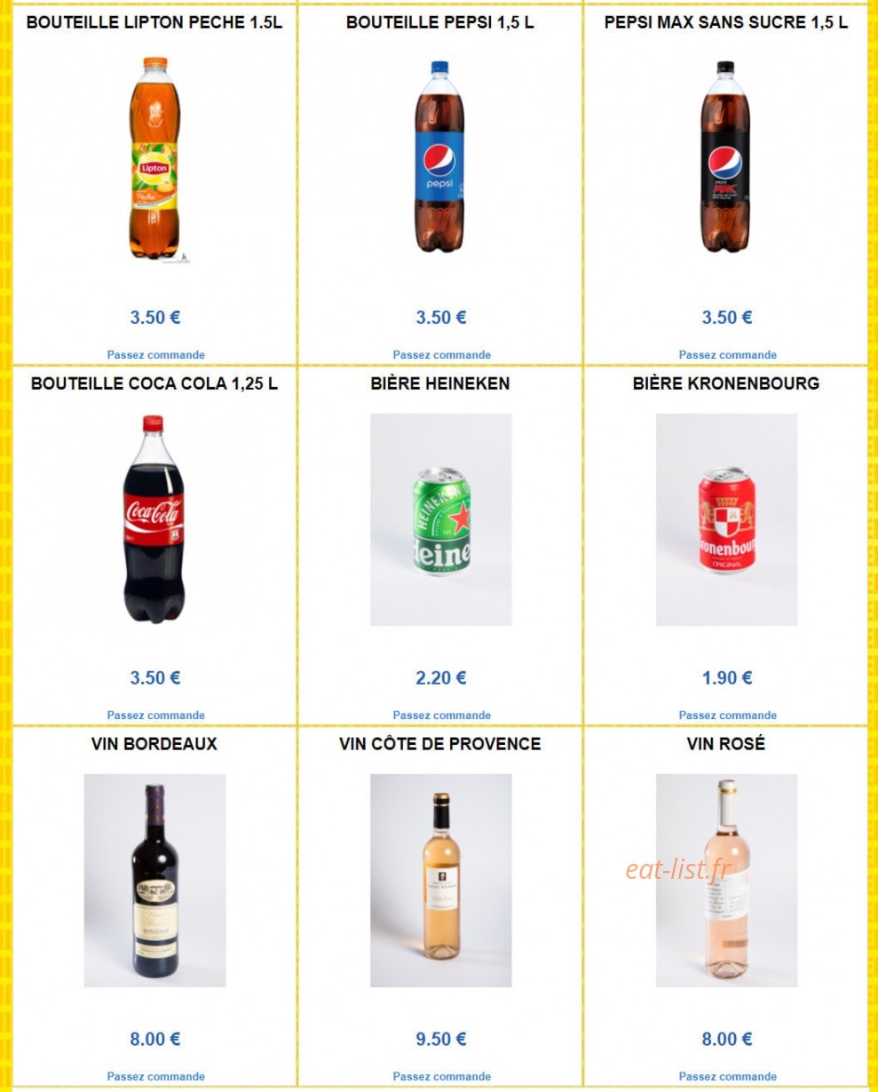 Mister Pizza — carte page 9
