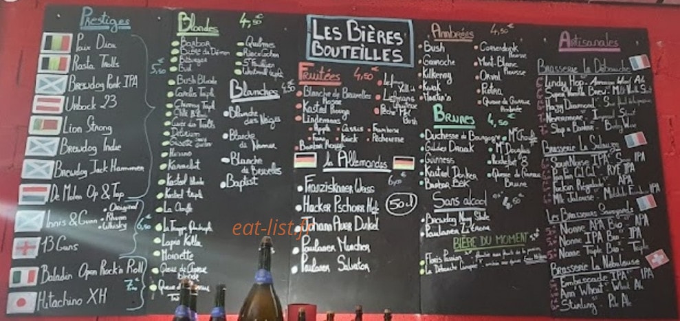 My Beers — carte page 1