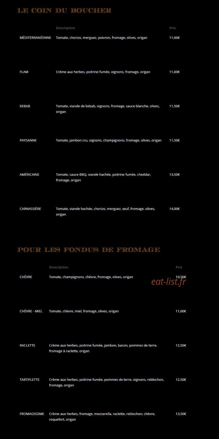 Pizza Polo — carte page 4