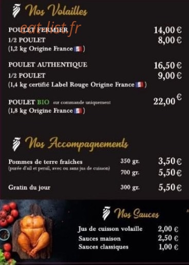Roast — carte page 2