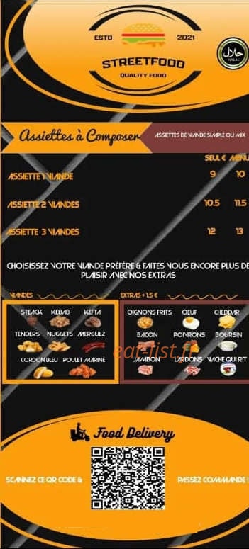 Street Food — carte page 4