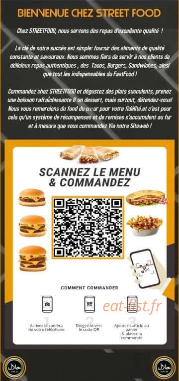Street Food — carte page 6