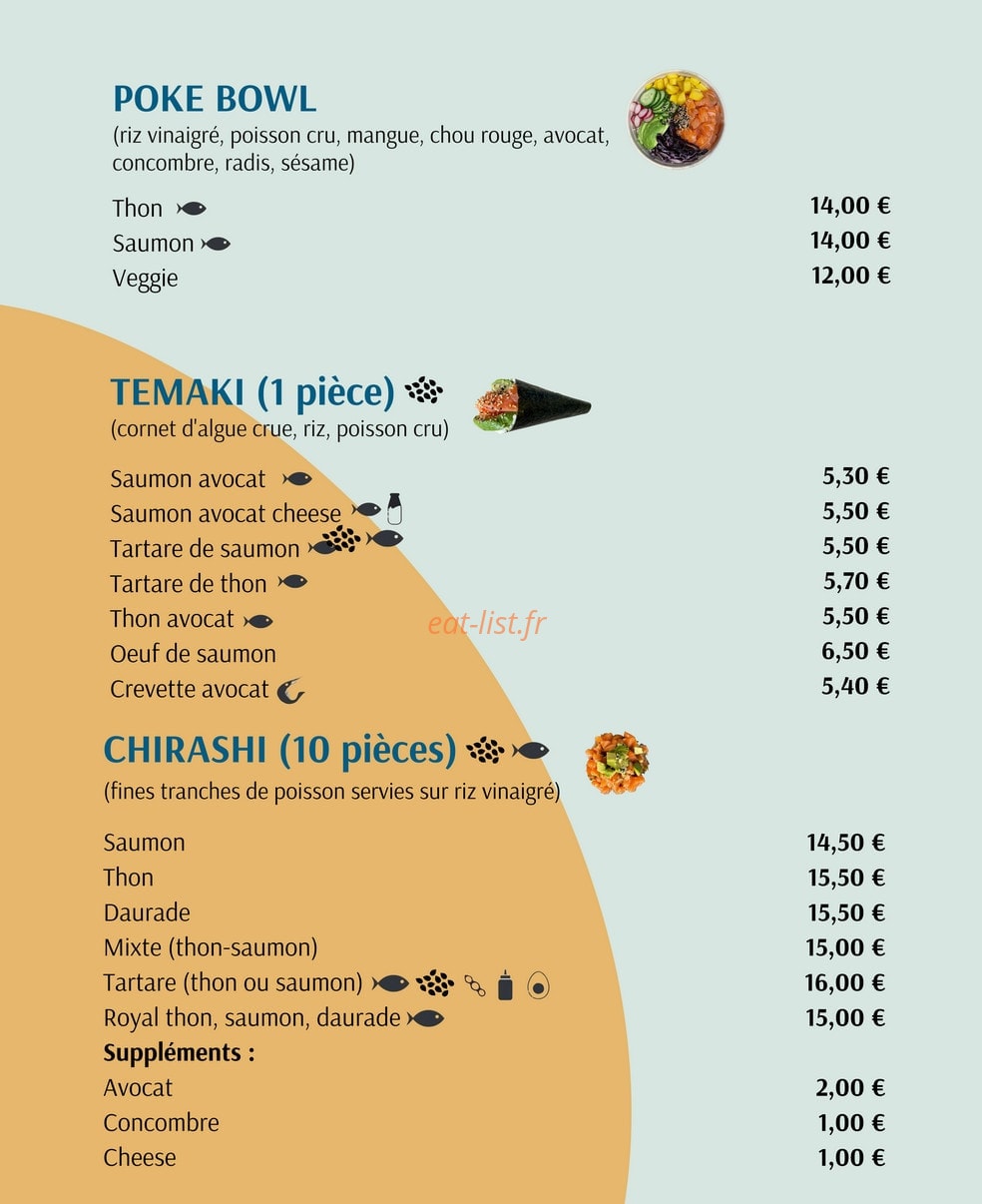 Sushi Yama — carte page 4