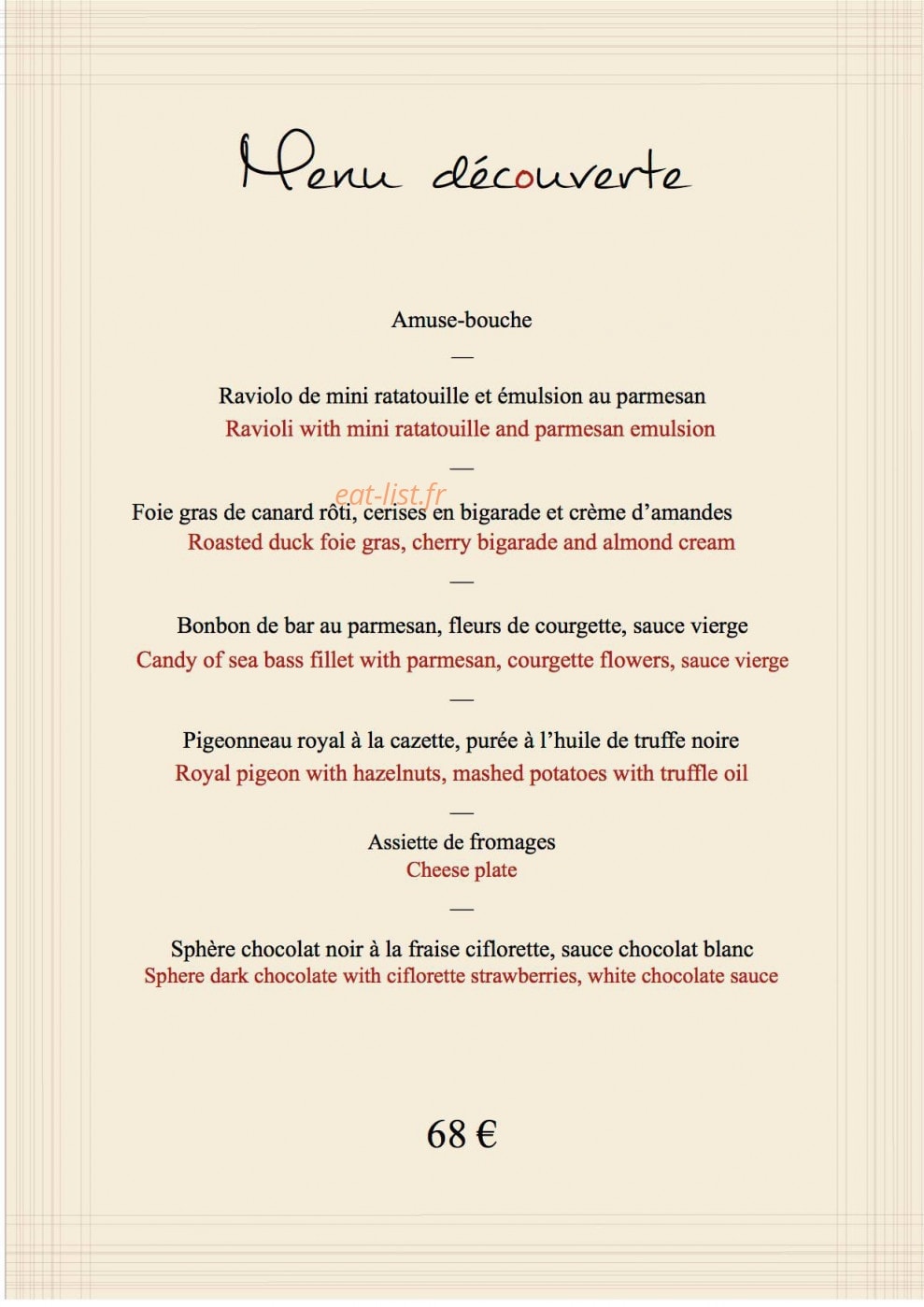 La Litote — carte page 3
