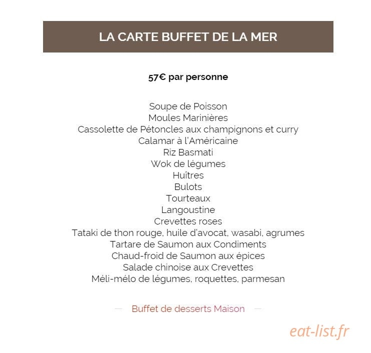 La table du Cantemerle — carte page 8