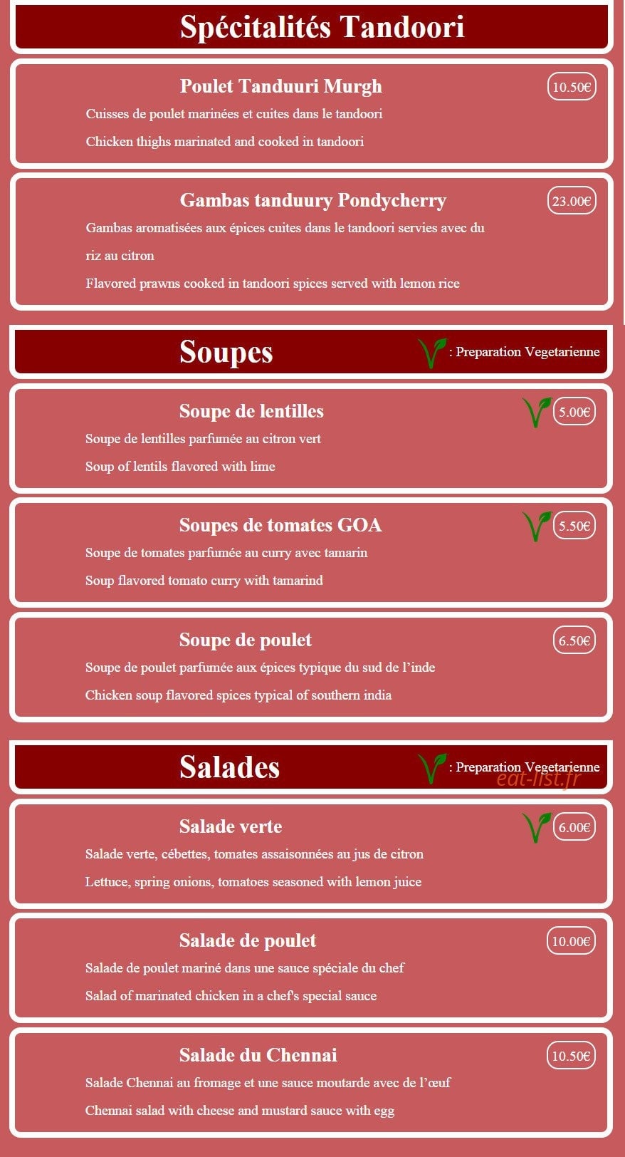 Le Chennai — carte page 3