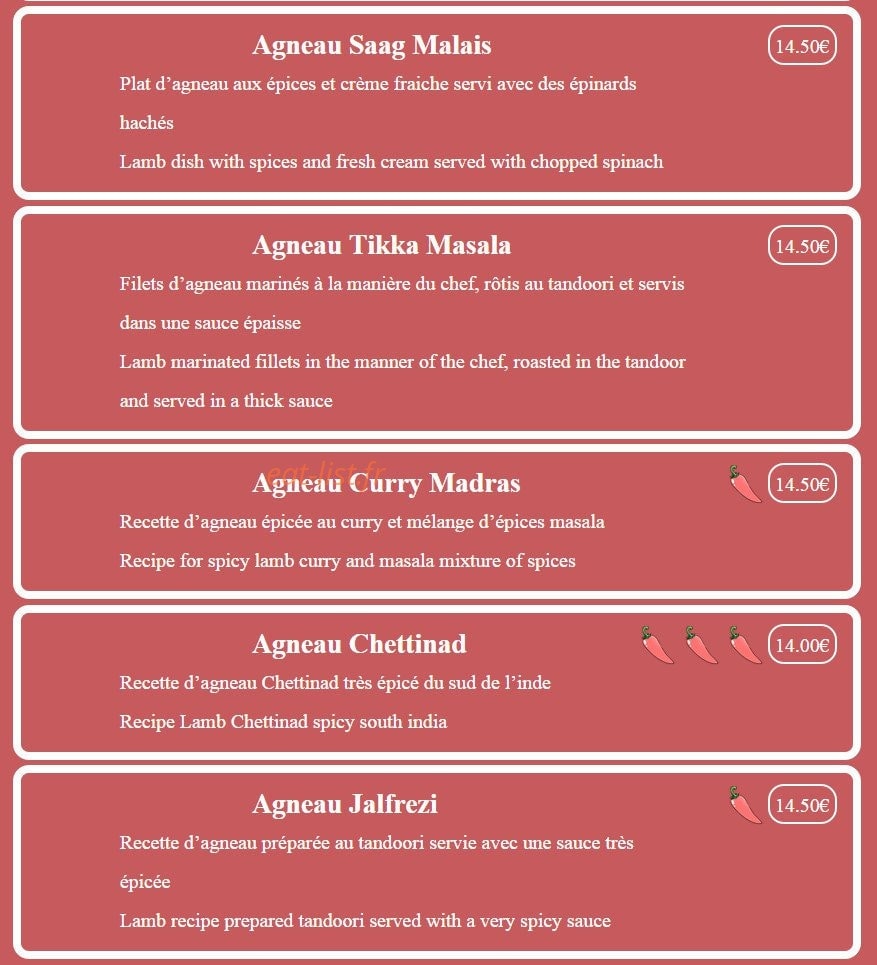 Le Chennai — carte page 7