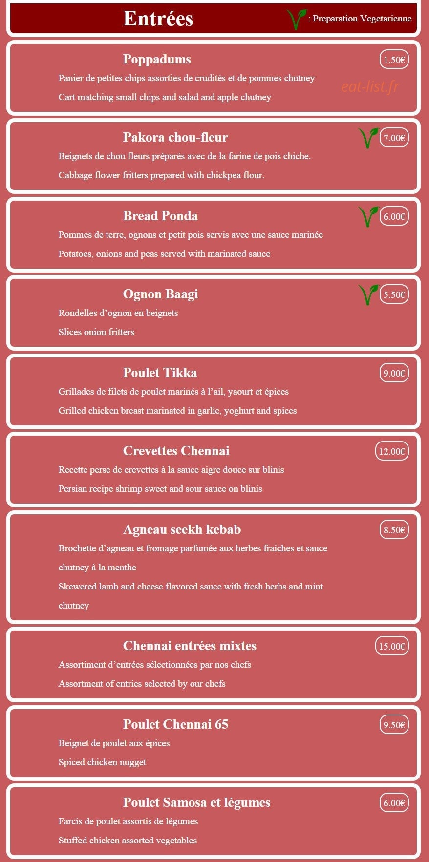 Le Chennai — carte page 2