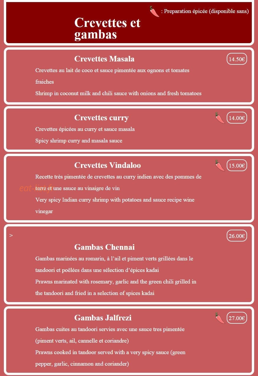 Le Chennai — carte page 8