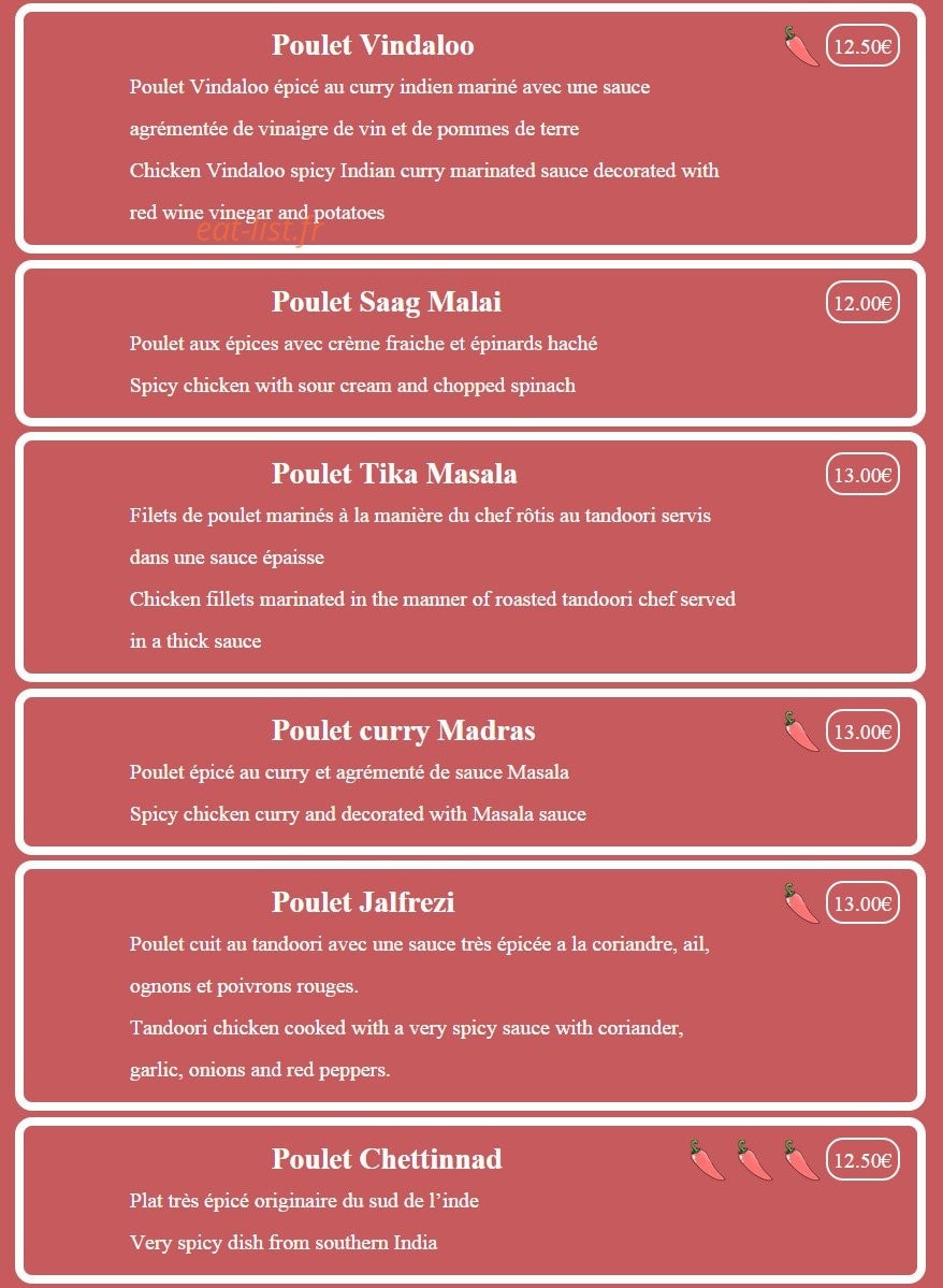 Le Chennai — carte page 5