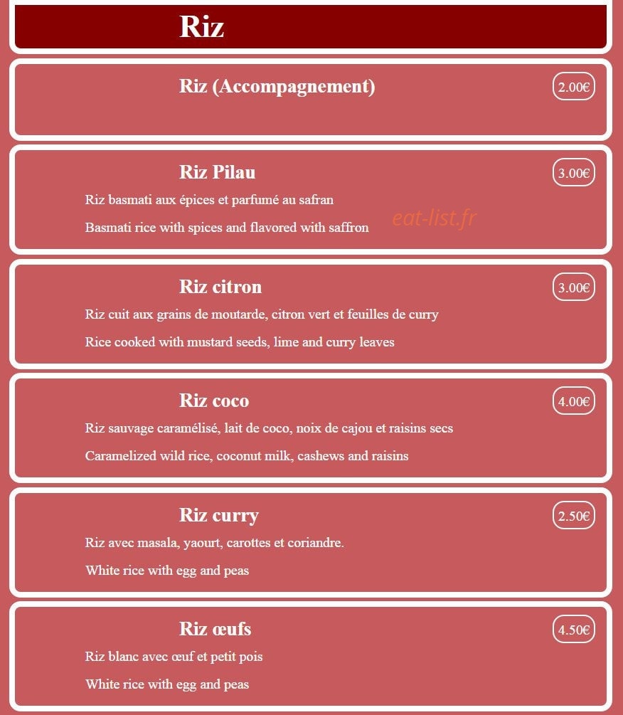 Le Chennai — carte page 12