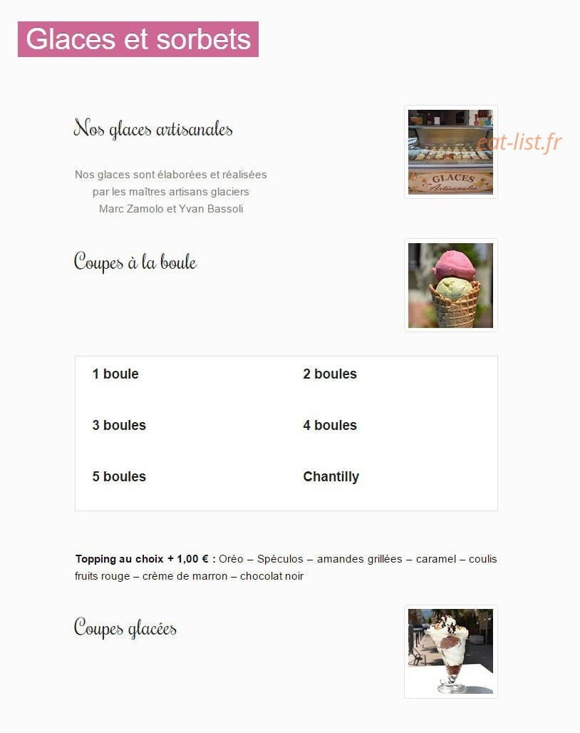 Le goûter Vençois — carte page 1