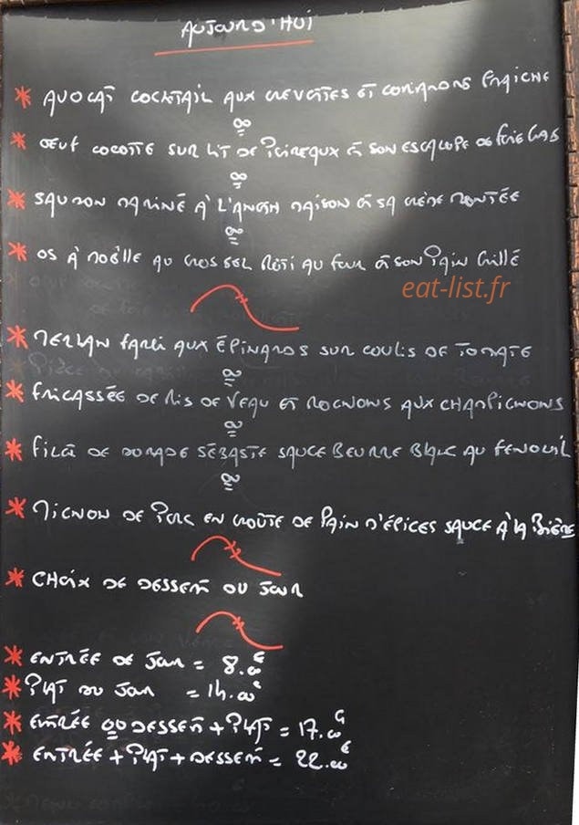 Le Michel Ange — carte page 1