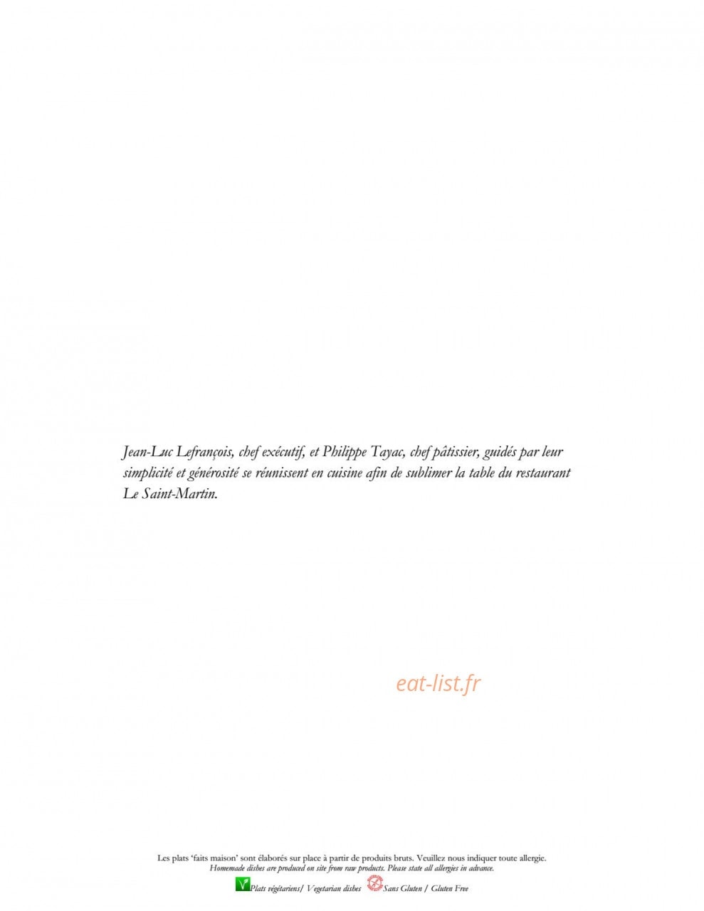 Le Saint-Martin — carte page 2