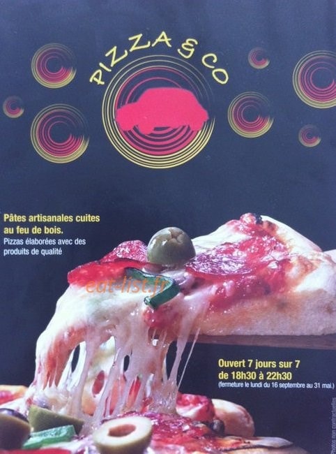 Pizza & Co — carte page 1