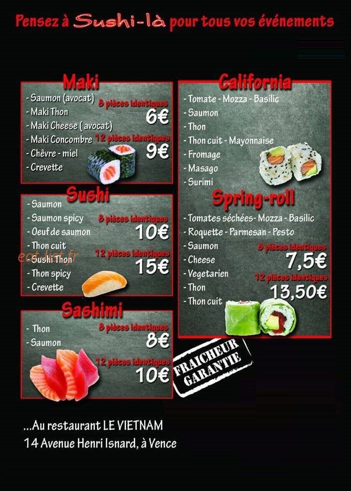 Sushi-là — carte page 4