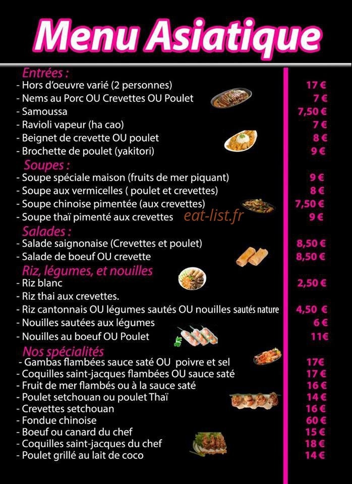 Sushi-là — carte page 1