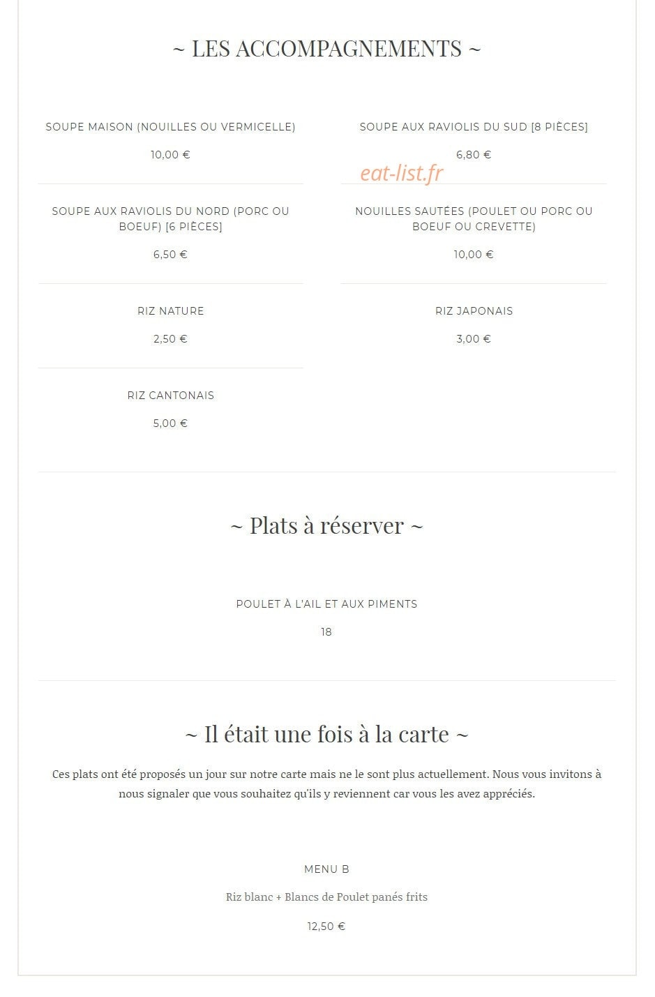 Yoyo Sushi — carte page 6