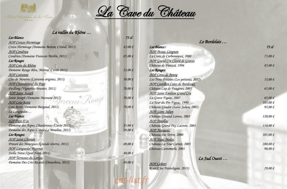 Château de la tour — carte page 3