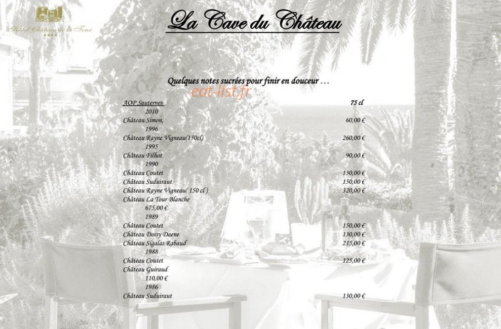Château de la tour — carte page 5