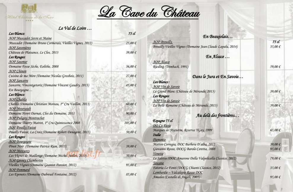 Château de la tour — carte page 4