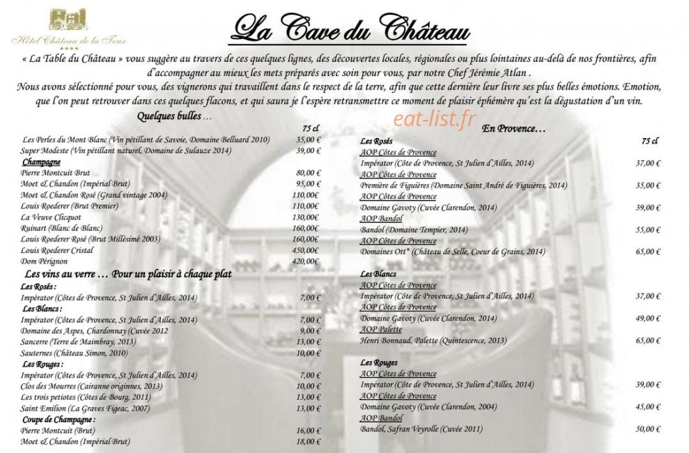 Château de la tour — carte page 2