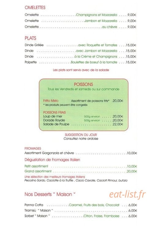 Gusto Italiano — carte page 2