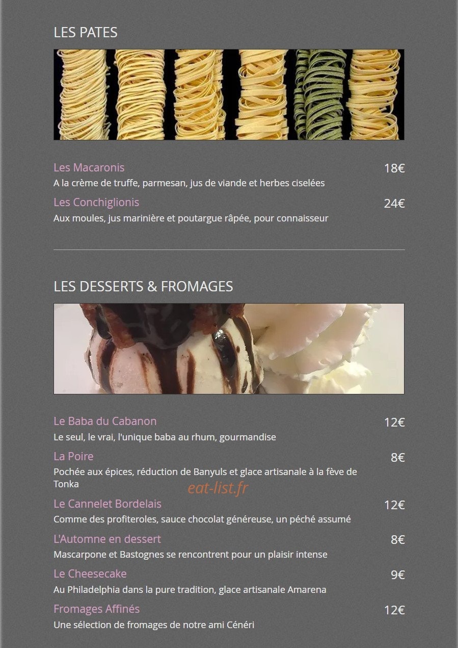 Le cabanon — carte page 3