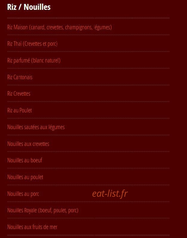 New Saigon — carte page 6
