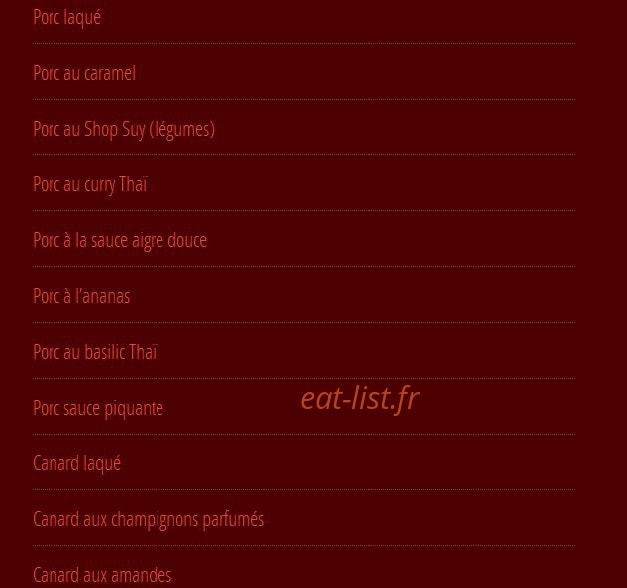New Saigon — carte page 3