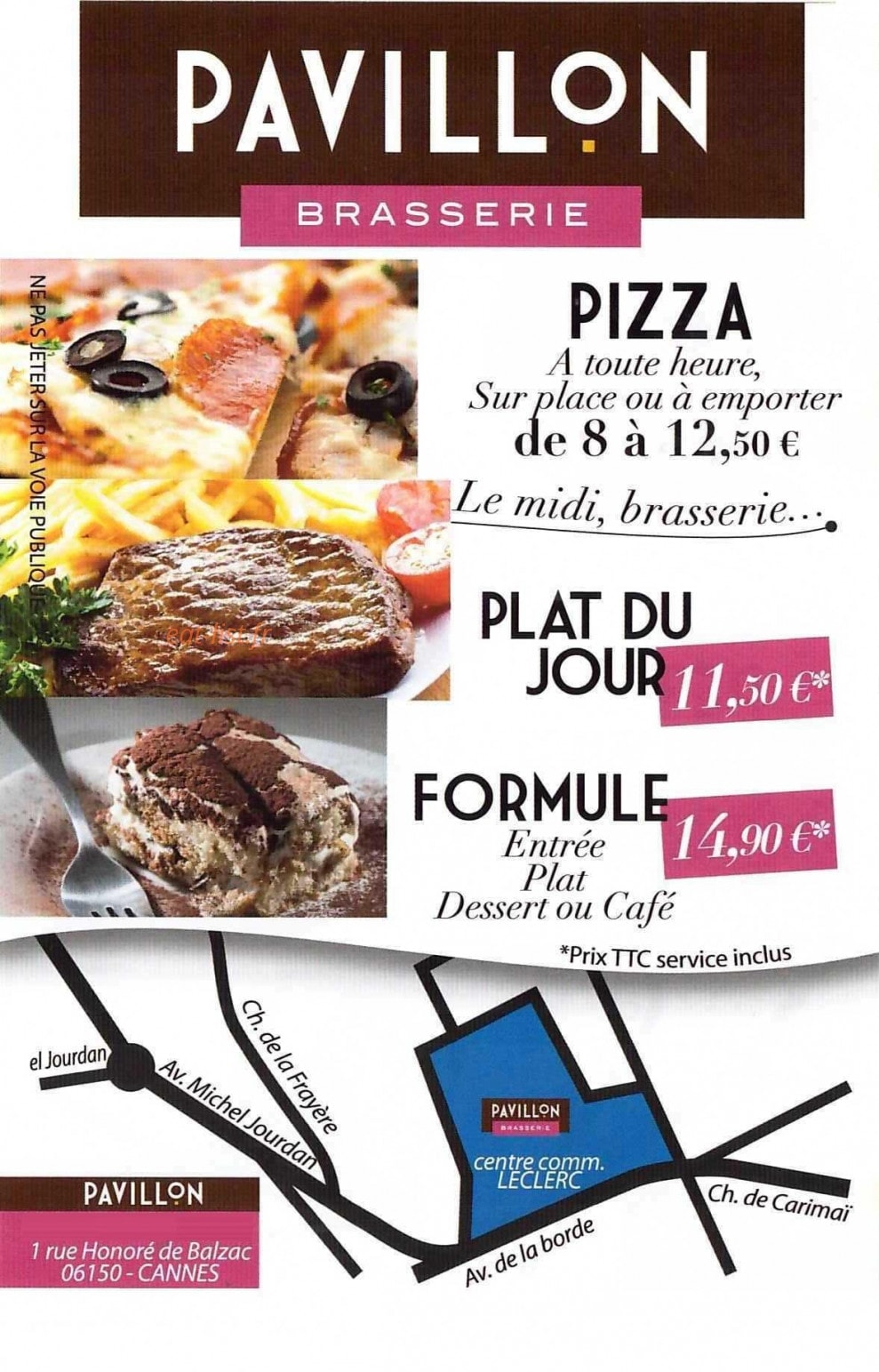 Pavillon — carte page 1