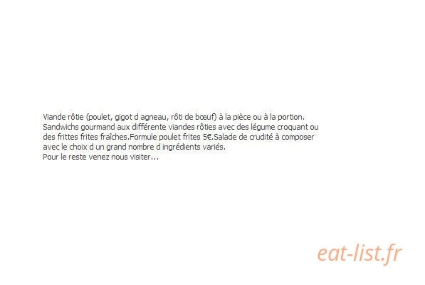 Monsieur poulet — carte page 1
