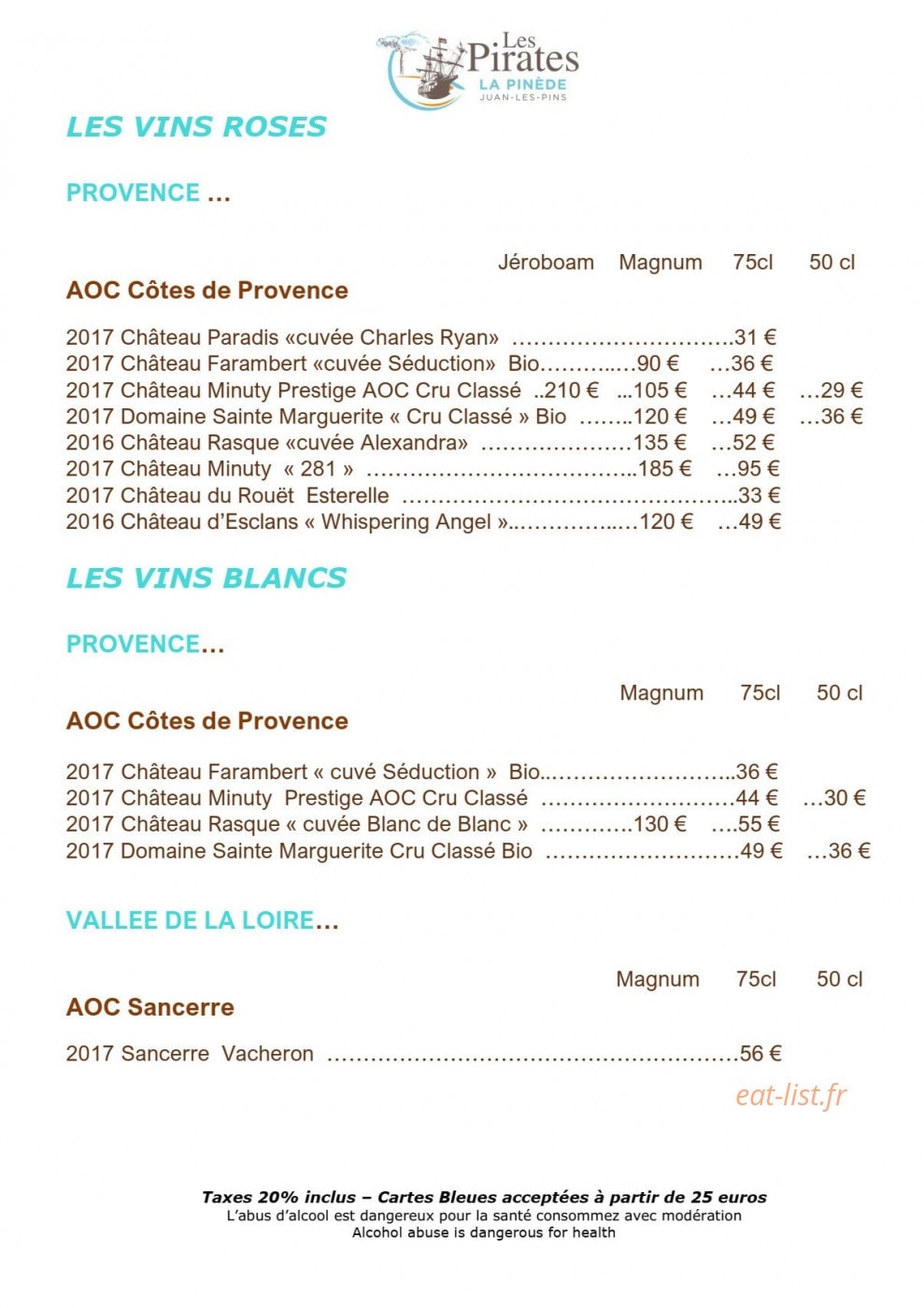 Les Pirates — carte page 7