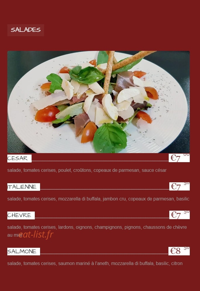 Pizzagora — carte page 4