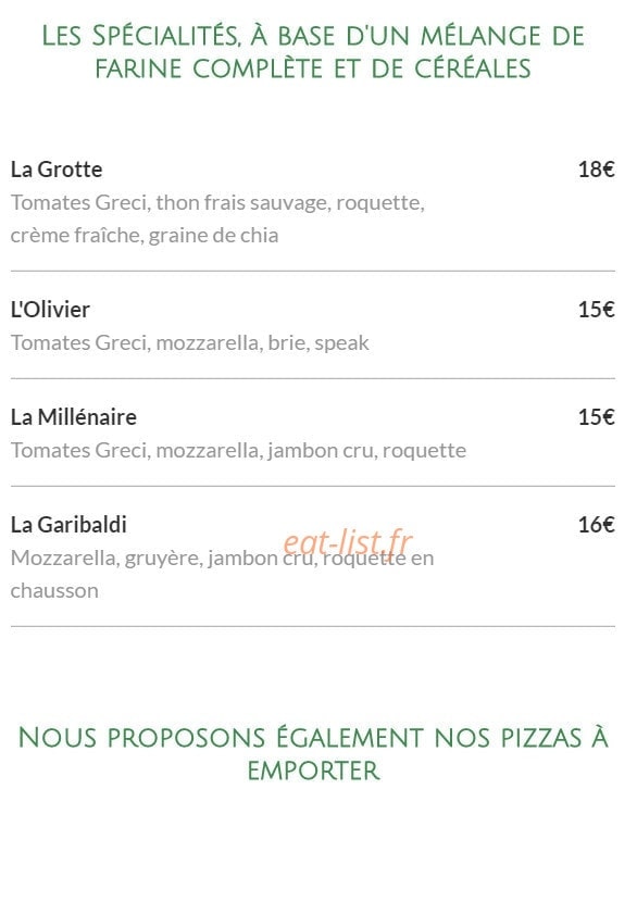 La Grotte et l'Olivier — carte page 6