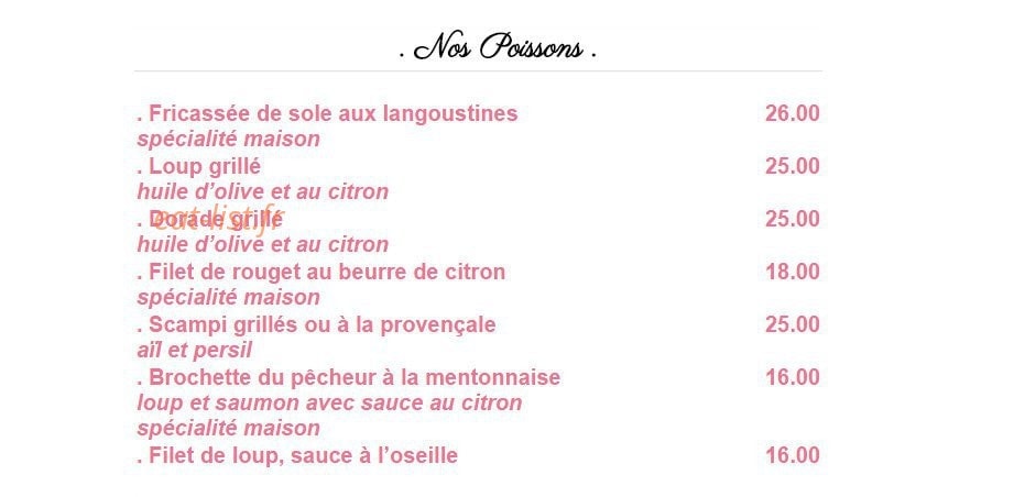 La Roquebrunoise — carte page 10
