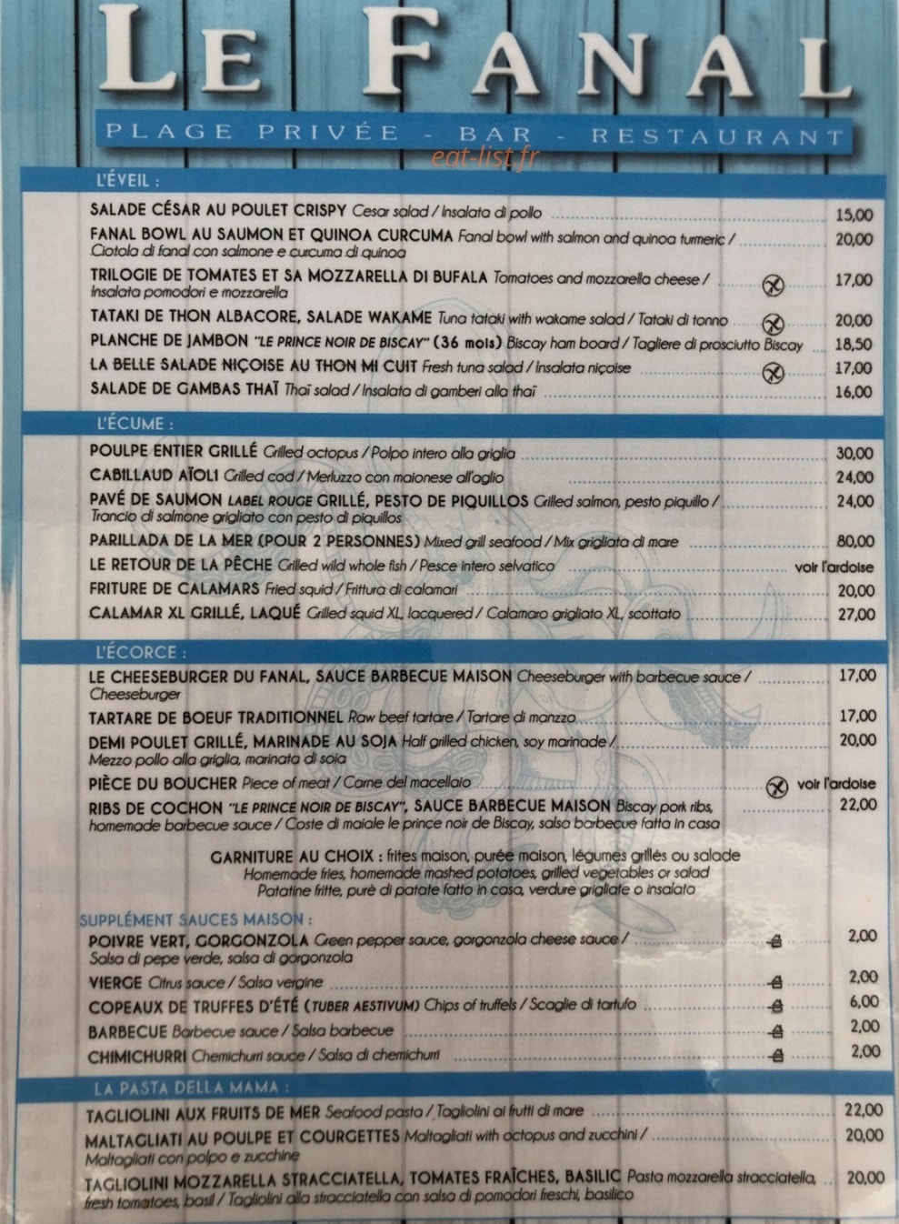 Le Fanal — carte page 2