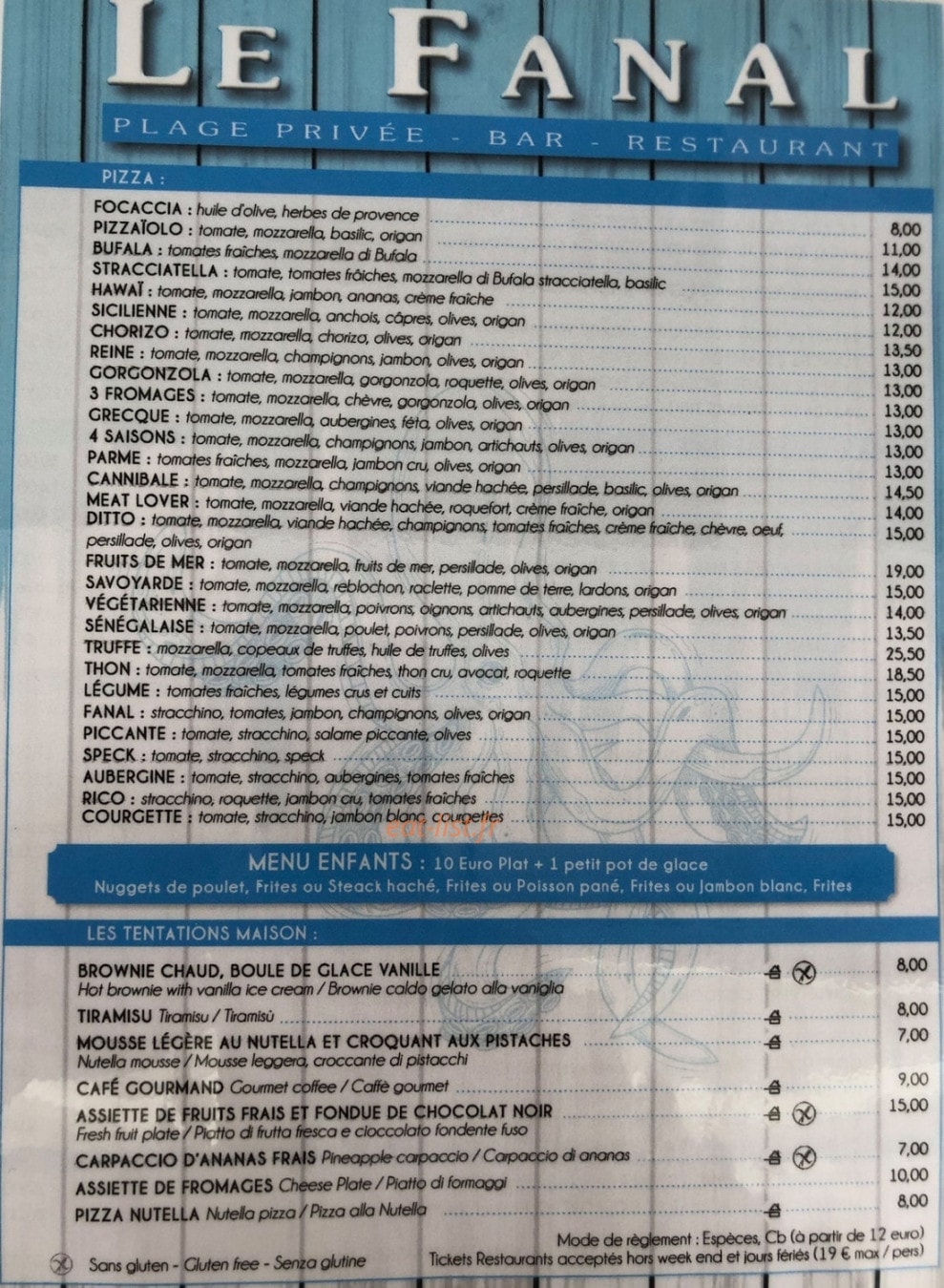 Le Fanal — carte page 1