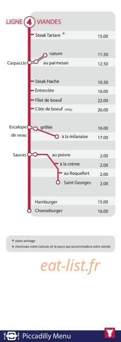 Le Piccadilly — carte page 4