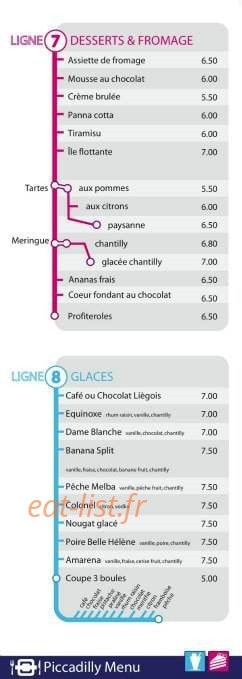 Le Piccadilly — carte page 6