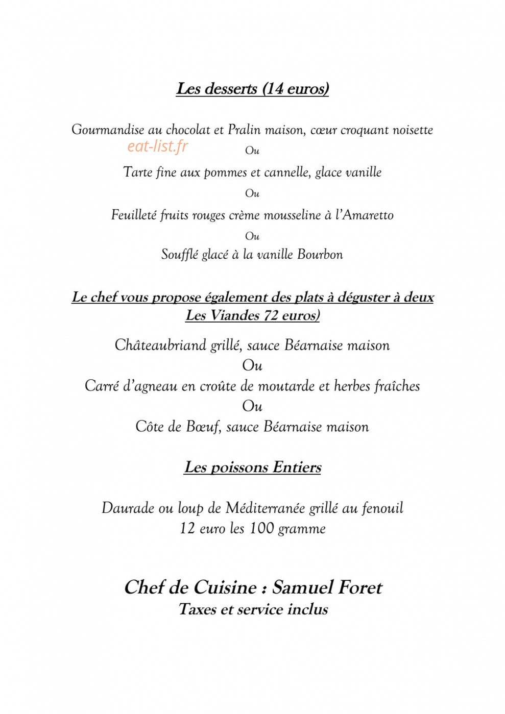 Les Deux Frères — carte page 4