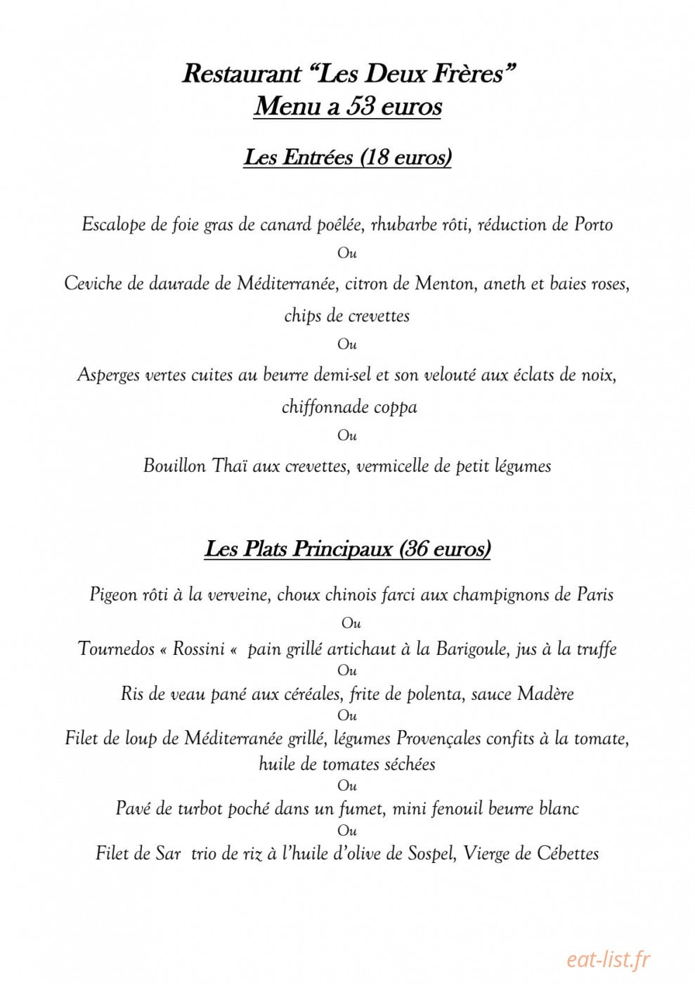 Les Deux Frères — carte page 3