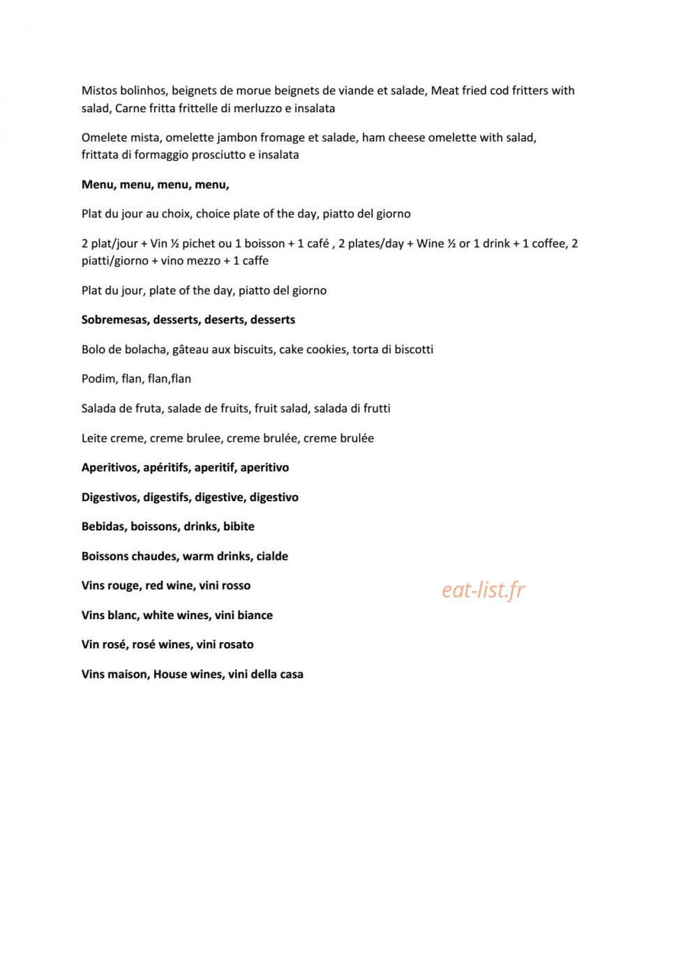 O'douro — carte page 2