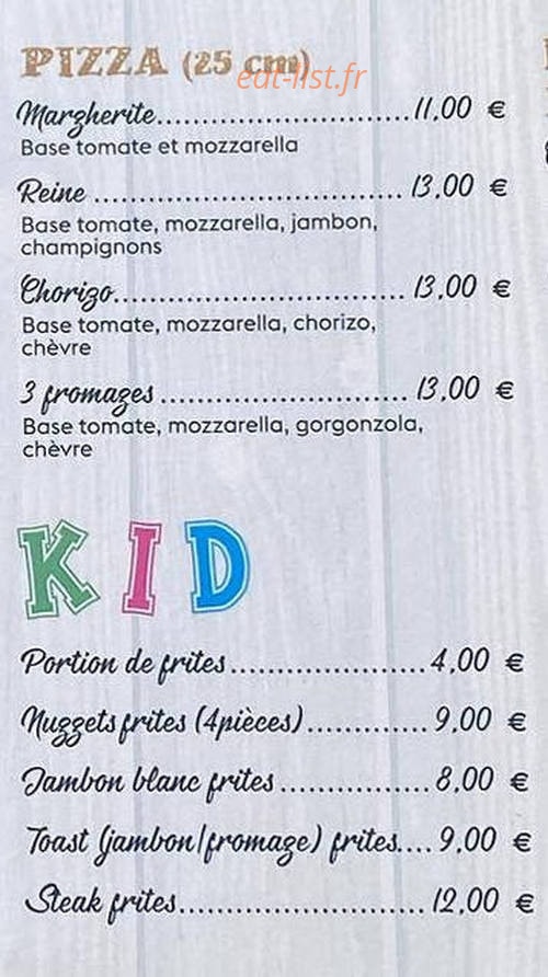 Park Café — carte page 3