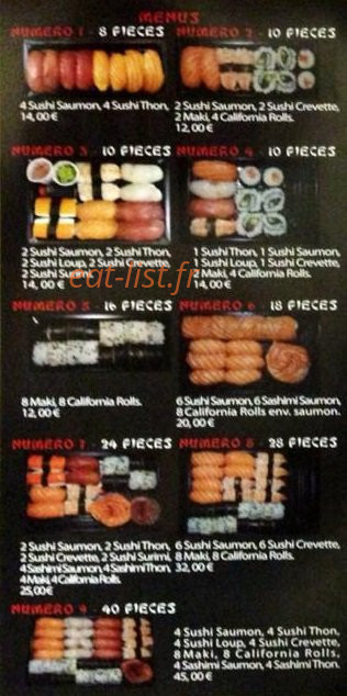 Sushik — carte page 2